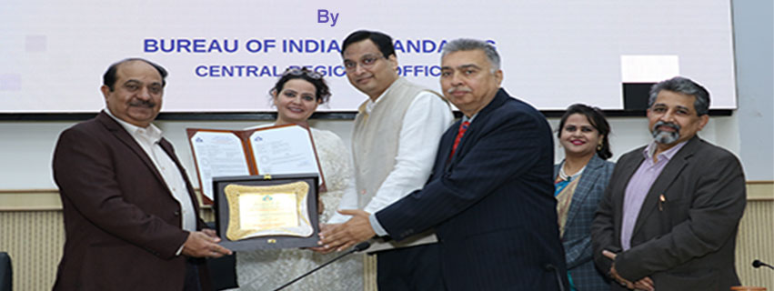 Conferment of the prestigious <b>"BUREAU OF INDIAN STANDARDS (BIS) AWARD OF HONOUR 2023"</b> to IGMPI