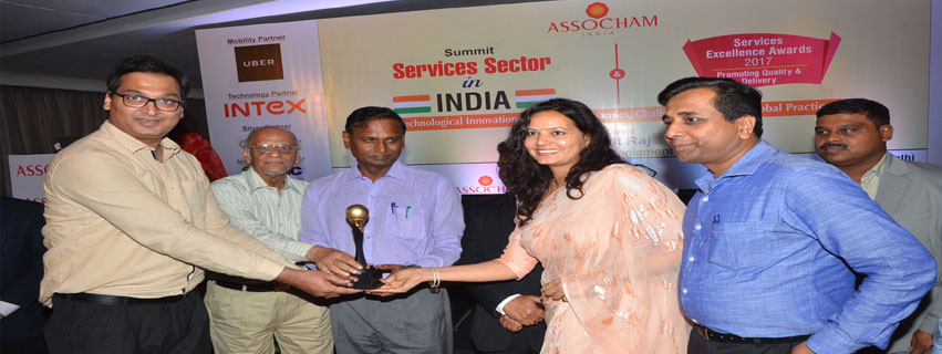 Conferment of ASSOCHAM Services Excellence Award 2017 to IGMPI