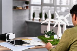 Students learning renewable energy management at IGMPI  