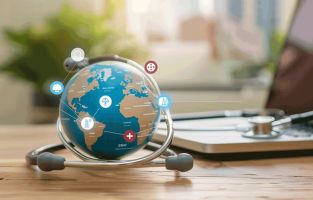 Global Health Systems course covering global health policy, healthcare governance, epidemiology, digital health, healthcare financing, and public health systems